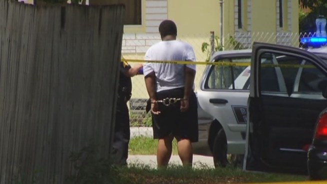 Police said they initially tried to stop Jerome Douglas for a traffic violation on Wednesday. Witness Sheena Knowles was counting her blessings after she wasn't hurt in the chase, which ended near NW 114th Street and NW 14th Avenue.