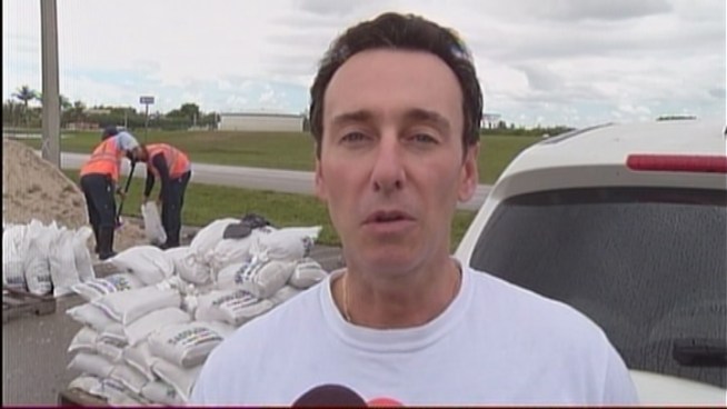 A flood watch remained in effect for Miami-Dade Thursday and the National Hurricane Center said a weak low in the middle Keys has potential for development over the next 48 hours. Business owner Juan Delgado talks about the consequences of the rain.