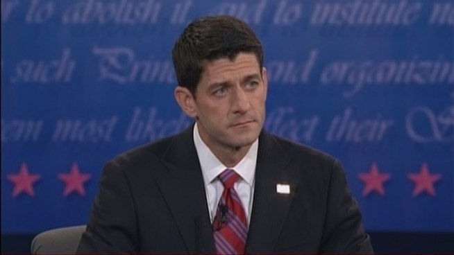 Congressman Mario Diaz-Balart and Mitt Romney's son Craig watched the debate between Joe Biden and Paul Ryan from an Irish pub in Coral Gables, while Congresswoman Debbie Wasserman Schultz and Dan Gelber watched in South Beach.