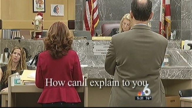 The son of a man convicted of killing a Nova Southeastern University professor was sentenced to 40 years behind bars Friday for his role in the murder. NBC 6 reporter Ari Odzer reports on Friday's sentencing. Linda Morrissey, the professor's wife, is interviewed.