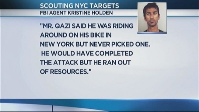 Raees Alam Qazi, 20, was held without bond Tuesday after federal prosecutors said he plotted to set off a bomb in New York City to avenge deaths in Afghanistan. Prosecutor Karen Gilbert spoke about the case.