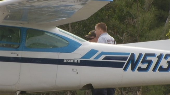 A Cessna 182 made an emergency landing on the northbound lanes of U.S. 27 just south of Griffin Road Sunday morning. An official spoke with the pilot in this footage from the scene.