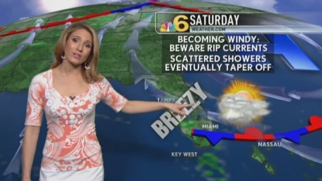 Highs in the mid 80s with late chance of thunderstorms Friday. Shiri Spear has the forecast.