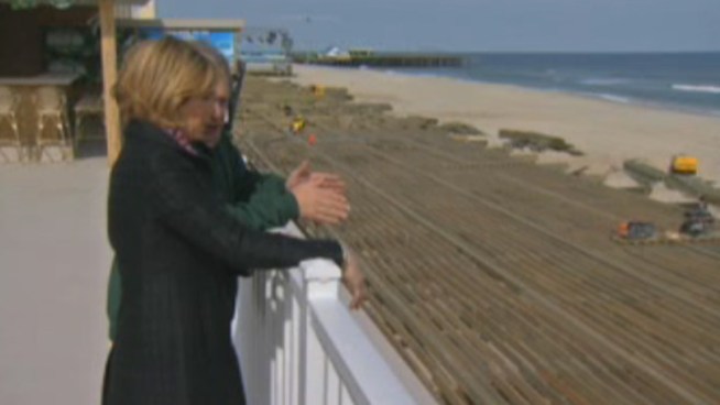 Months after it was destroyed by Hurricane Sandy, the Seaside Heights boardwalk is on its way to being rebuilt. NBC10's Katy Zachry has the story. 
