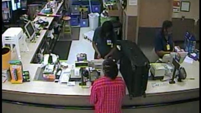Police are looking for a pair of robbers who struck at a Miramar Walmart.