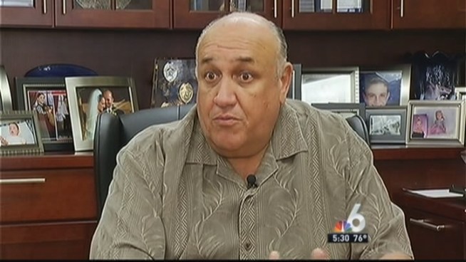 Union leader John Rivera said Officer Jonathan Quijano's calls for help initially went unanswered when he was allegedly attacked by inmate Jovens Esperance because his emergency equipment malfunctioned. Miami-Dade Corrections Director Timothy Ryan addressed the issue on the phone with NBC 6.