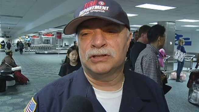 Firefighters and other rescue workers from South Florida who went to New York to assist in the Hurricane Sandy aftermath are returning after spending two weeks at a field hospital. Coral Springs Assistant Fire Chief Robert Bertone discusses what the team did in Long Beach.