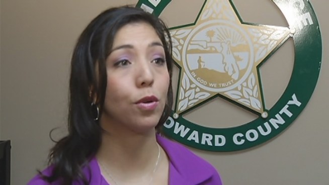 Keyla Concepcion, a spokeswoman for the Broward Sheriff's Office, told NBC 6 how Scharonis Wright's effort to stay in the country resulted in his arrest.