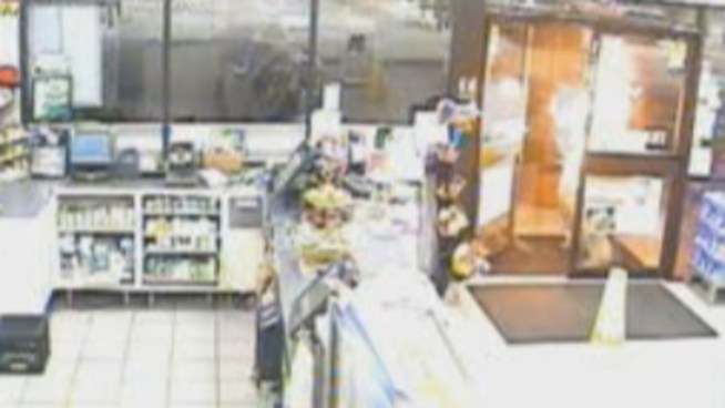 A man was arrested for drenching his son's mother in gasoline, setting her ablaze and then chasing her with a long knife at a gas station Monday, Boynton Beach Police said. Kimberly Perez told NBC 6 the man was a nice neighbor.