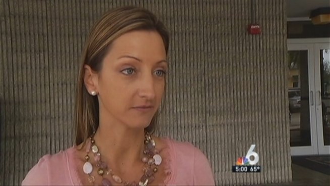 One dog was killed and another injured after they charged an officer and were shot in Fort Lauderdale Friday afternoon, police said. NBC 6 reporter Myriam Masihy talks to police spokeswoman DeAnna Garcia.