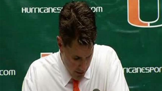 Head Coach Al Golden says Miami's effort against Kansas State clearly wasn't good enough.