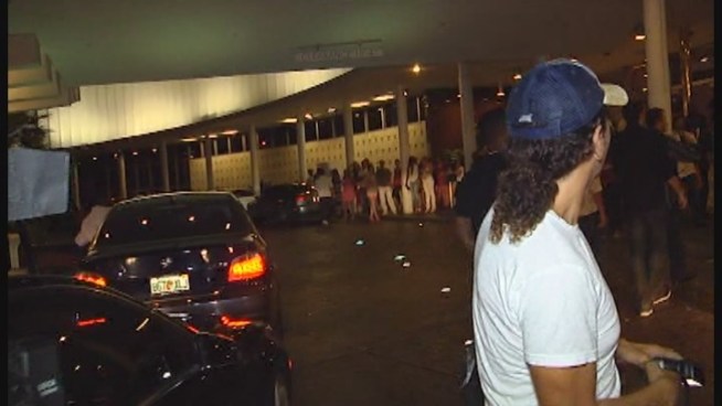 Miami Heat players celebrate their 2012 NBA Championship into the wee hours Friday at Miami Beach's Club LIV.