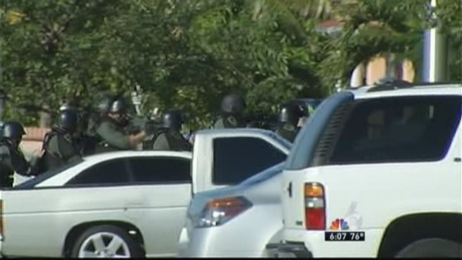 Hialeah police have apprehended a suspect they say allegedly barricaded himself inside a residence after shooting his family s dog.