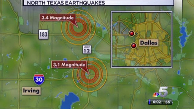 Thousands felt ground shake for 20 seconds southeast of DFW International Airport. Another earthquake at Loop 12 near I-30.