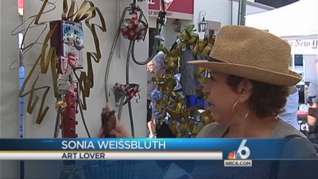 The Las Olas Art Fair took place Saturday and continues Sunday. NBC 6 reporter Donna Rapado has the story.