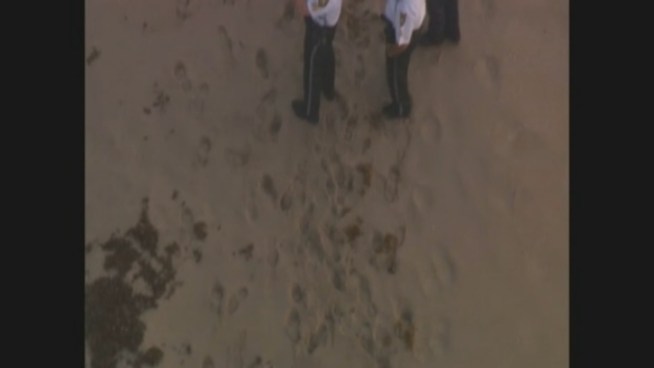 Authorities say four bales containing dozens of pounds of marijuana were found floating in Lauderdale-By-The-Sea Friday morning.