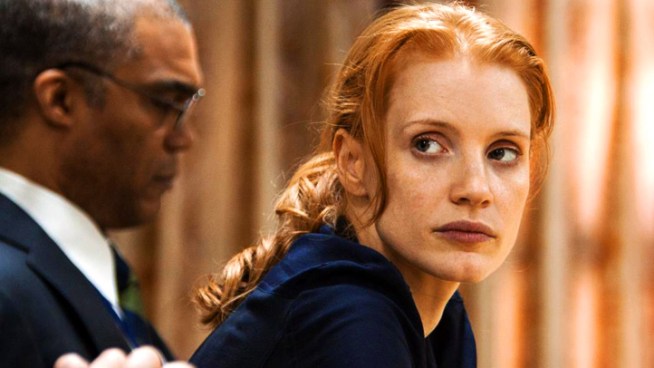 Jessica Chastain plays Maya, a CIA analyst who's been on the hunt for OBL for more than a decade in Kathryn Bigelow's newest work, 