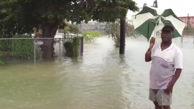A water main break is causing severe flooding in a Northeast Miami-Dade neighborhood, officials said.