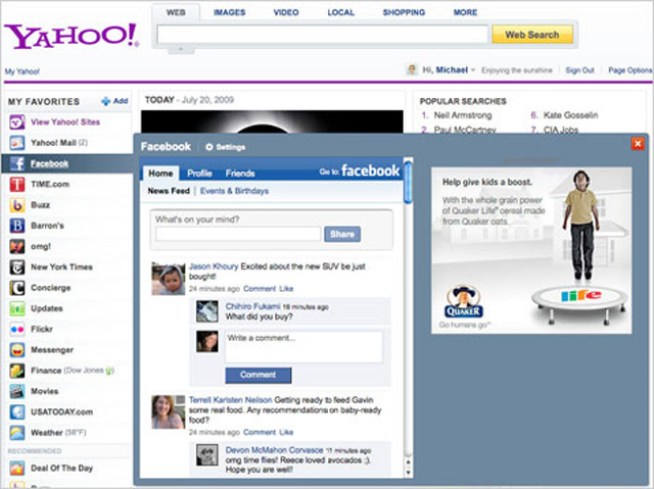 Yahoo Gets a Facelift 