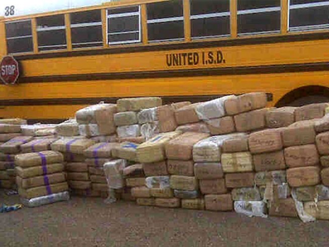 5,000 Pounds of Pot Found on Fake School Bus