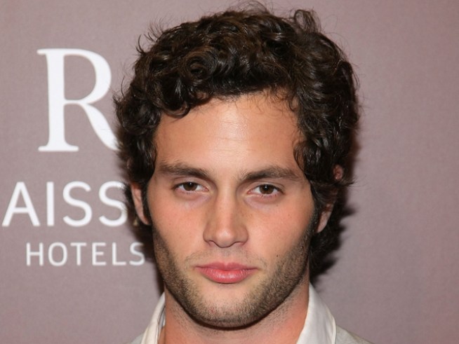 Penn Badgley Likes Low-Cut Dresses And Thigh-High Boots
