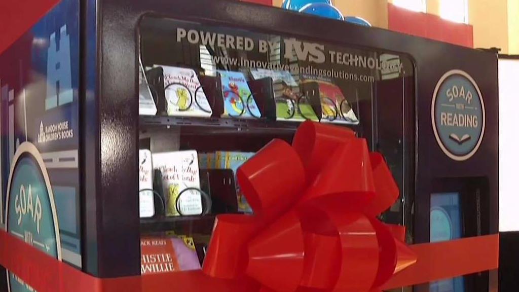 Vending Machines Bring Free Books to Broward Kids