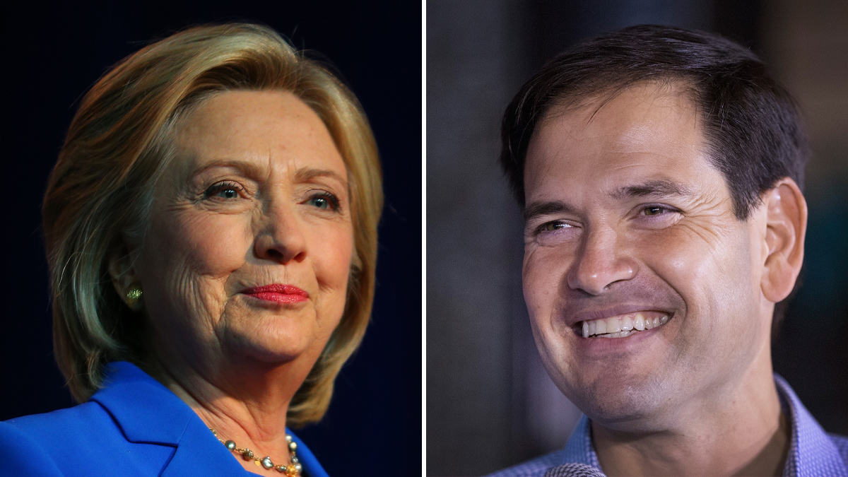 Clinton, Rubio in Miami on Super Tuesday