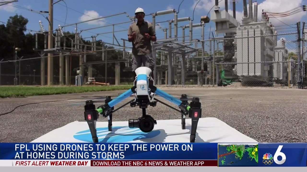 FPL Using Drones to Keep Power On During Storms