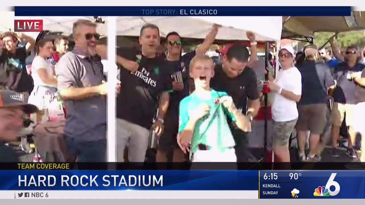 Fans Getting Ready for El Clasico Miami