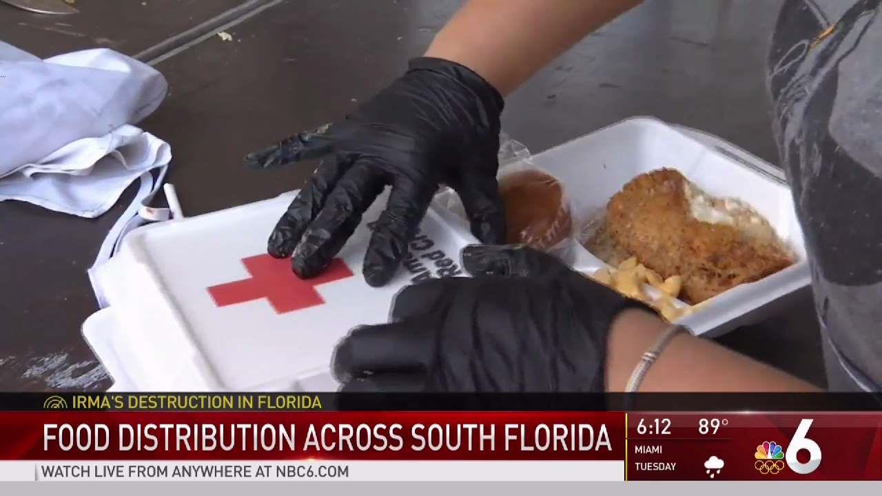 Food Distribution for Irma Victims