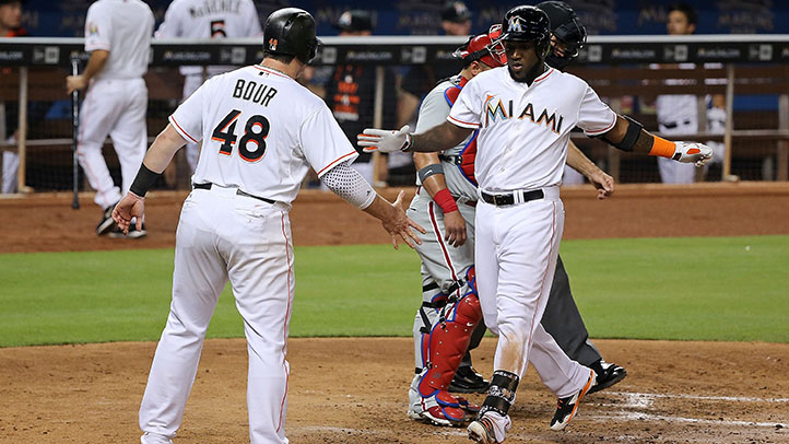 Bats Stay Hot in Marlins Win