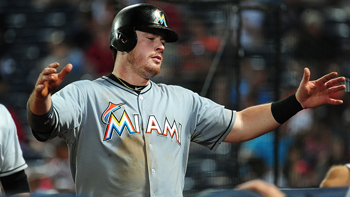 Marlins' Bour Named NL Rookie of the Month
