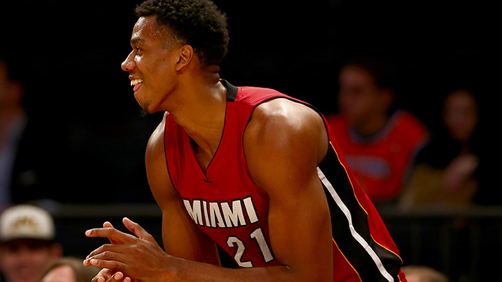Whiteside Leads Heat to Second Straight Win