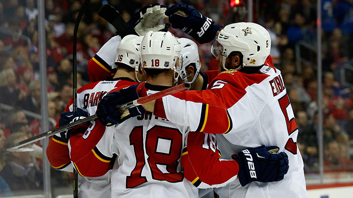 Panthers Tally Seven Goals in Win Over Sabres