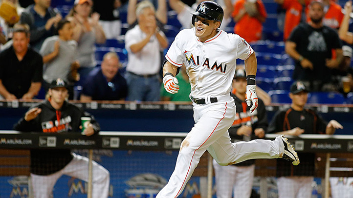 Marlins' Dietrich Triples Home Game Winner in Ninth