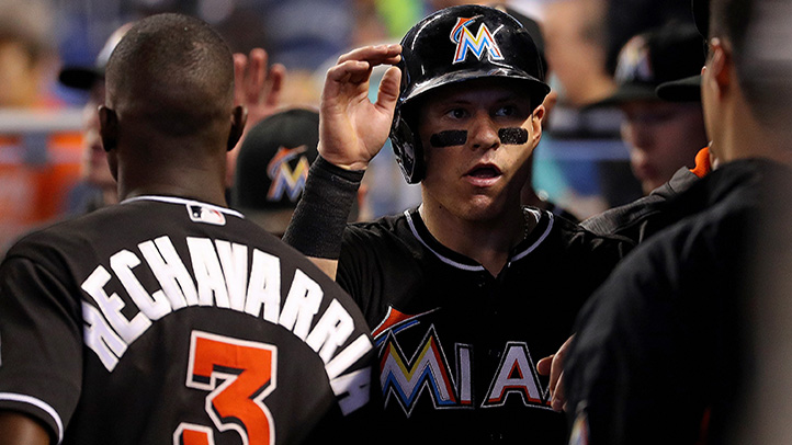 Marlins Tally 17 Hits in Win Over Rockies