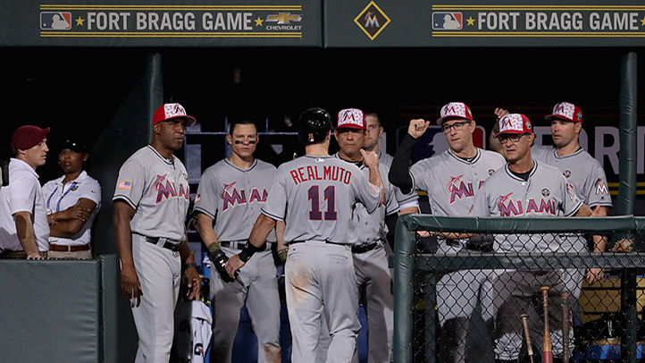 Marlins Take Down Braves at Fort Bragg