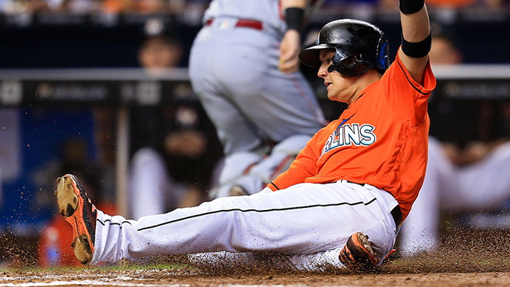 Marlins End First Half With Sweep of Reds