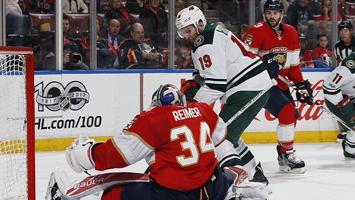 Panthers' Skid Extended to Four With Loss to Wild