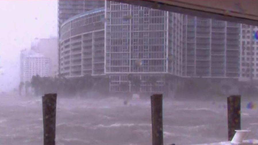 Heavy Downpours in Miami-Dade After Irma's Landfall