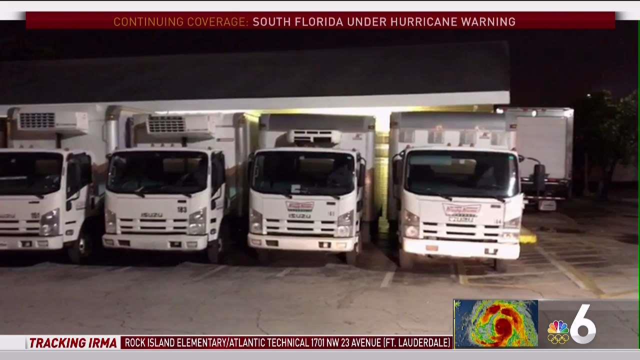 Krispy Kreme Protects Their Store With Trucks