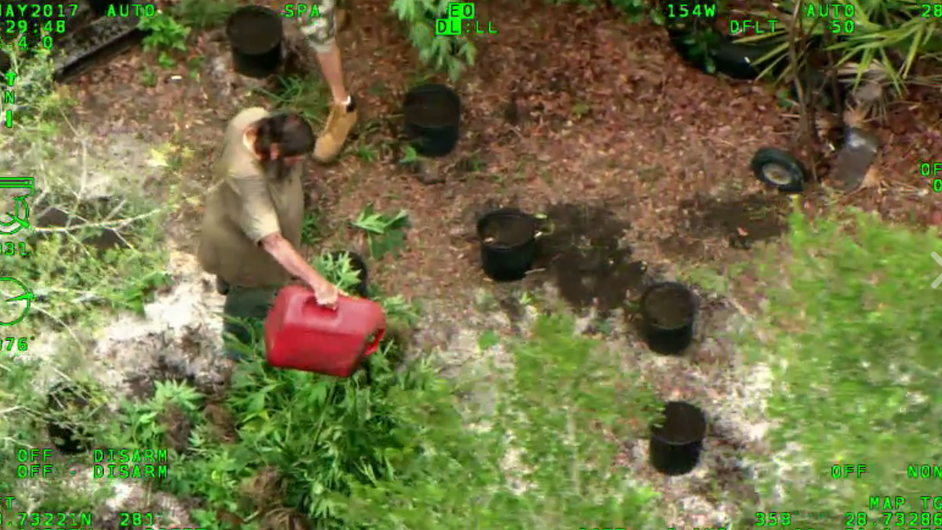 Florida Men Caught Burning Marijuana Plants, Arrested