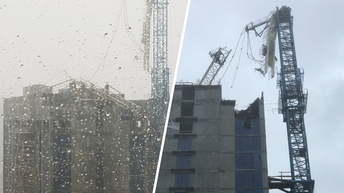 2 Construction Cranes Collapse as Irma Lashes Miami
