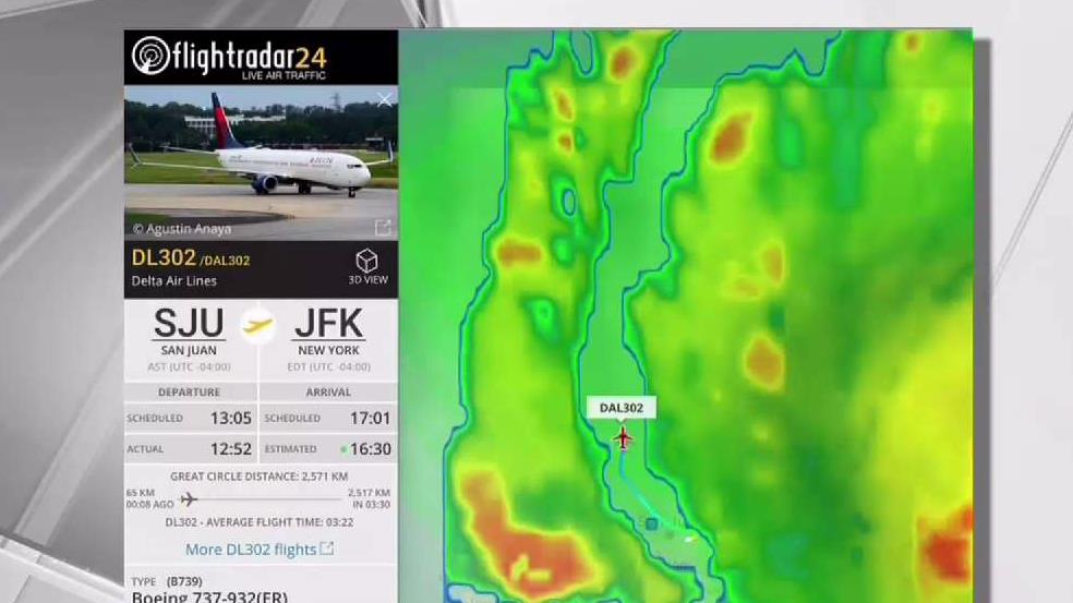 Plane Travels Through Bands of Irma on Last Flight out of PR