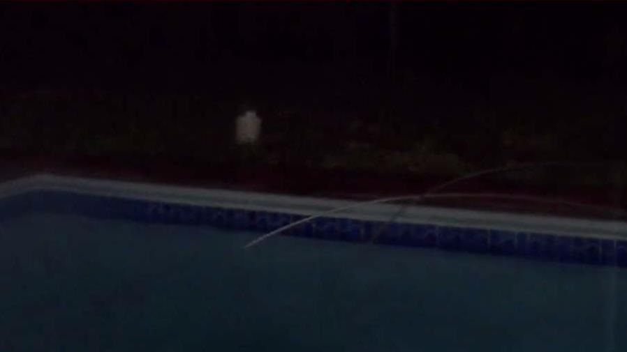 Power Line Falls Into Pool of Hollywood Home