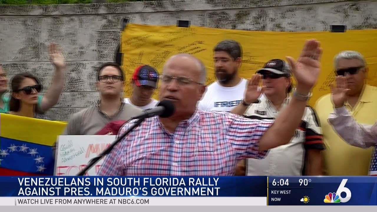 Venezuelans in S. Florida Rally Against Maduro's Gov't