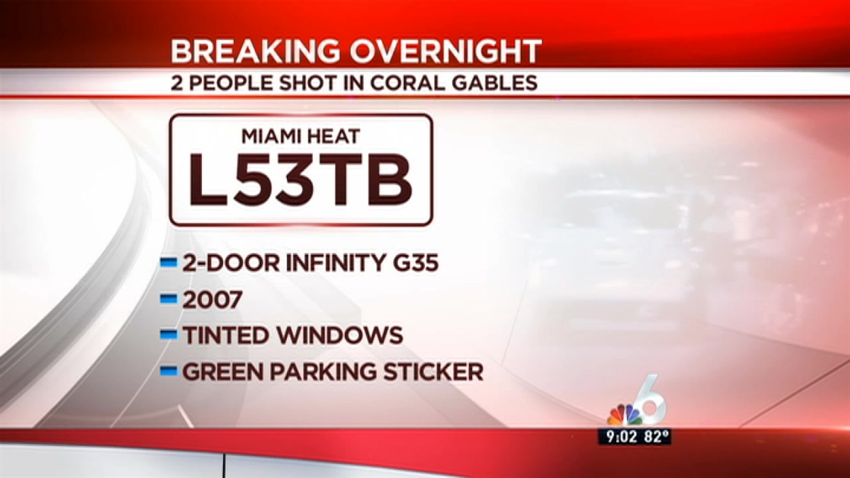 Police Investigating Coral Gables Double Shooting