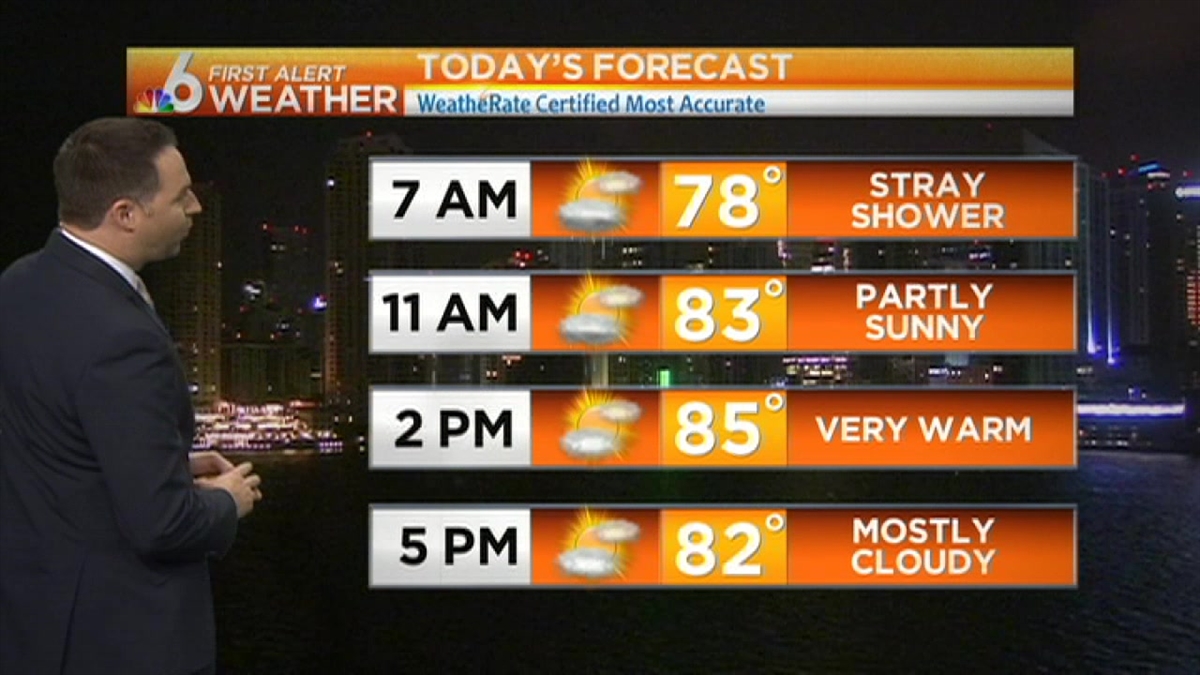 Weather: Sunny Warm and Humid Christmas Eve