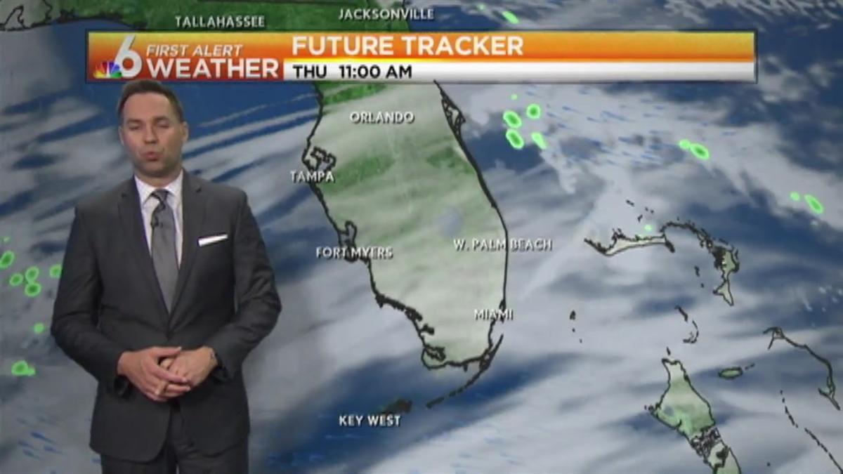 Above-Average Temps in South Florida Thursday