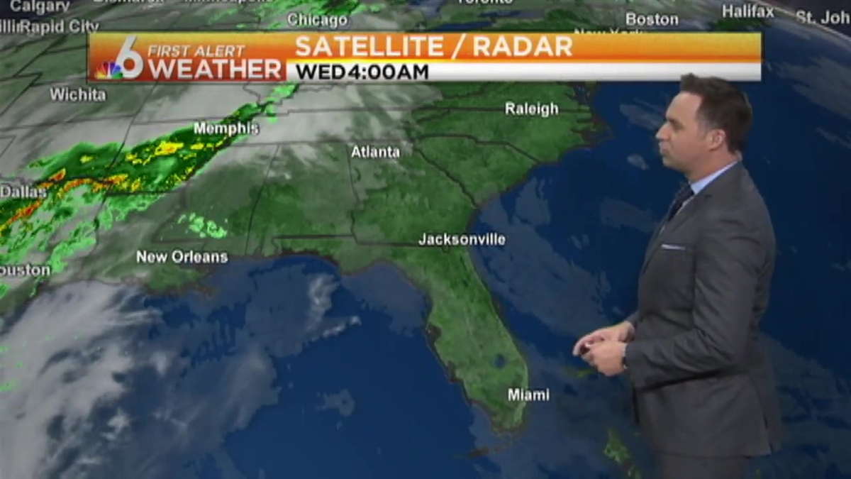Weather: Bright, Breezy With Rip Currents Weds.